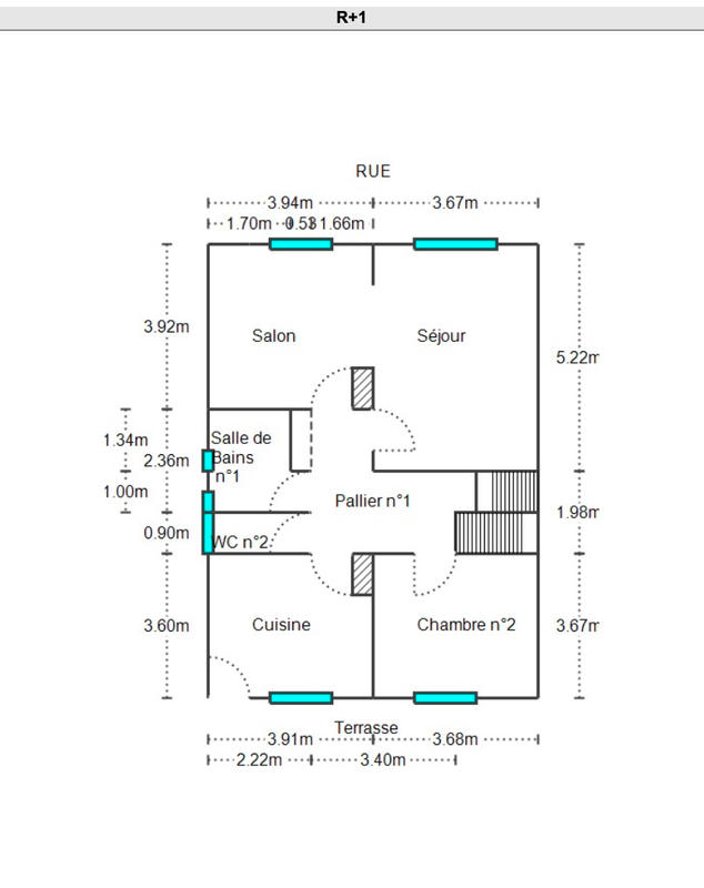 Maison - 168 m² - 7 pièces