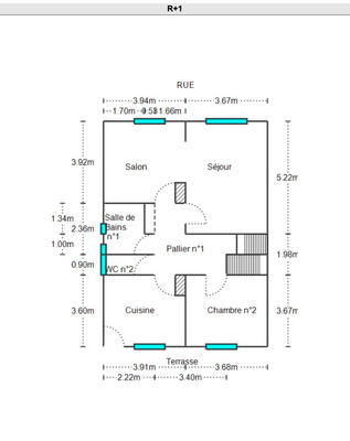 Maison - 168 m² - 7 pièces