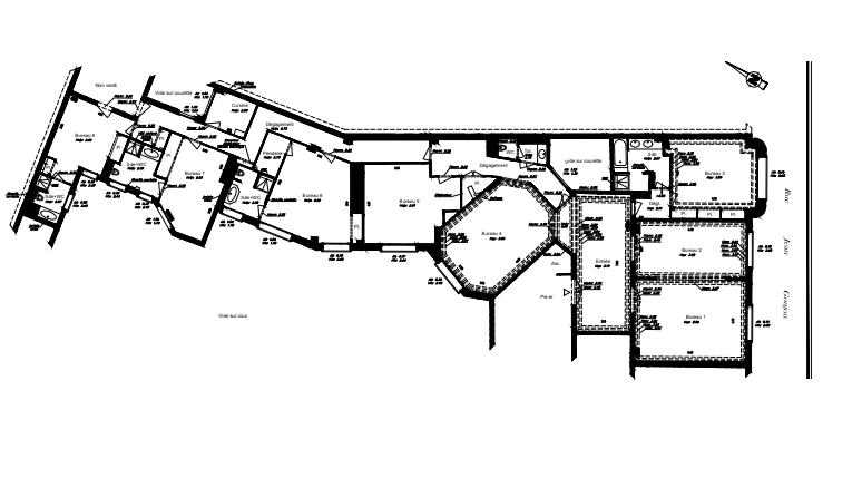 Bureau - 287 m² - 7 pièces