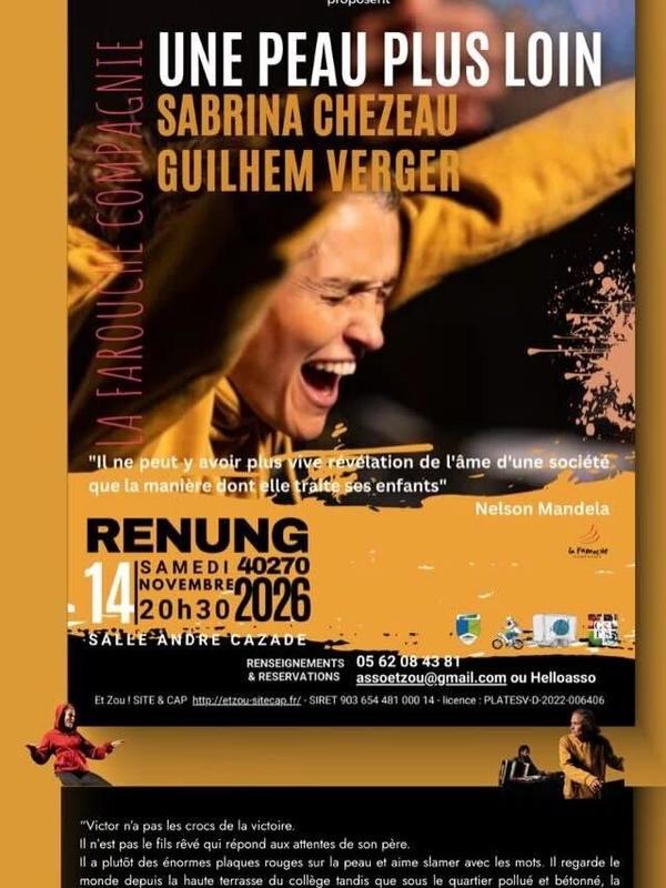 Spectacle "Une peau plus loin"