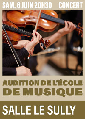 Audition de l’École de musique