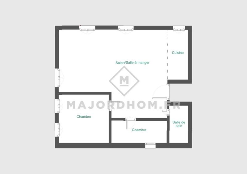 Appartement - 68 m² - 3 pièces