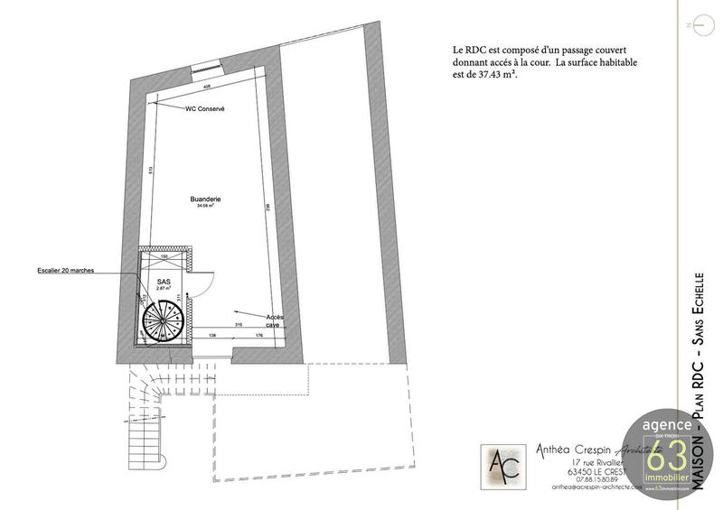 Maison ancienne - 180 m² - 5 pièces