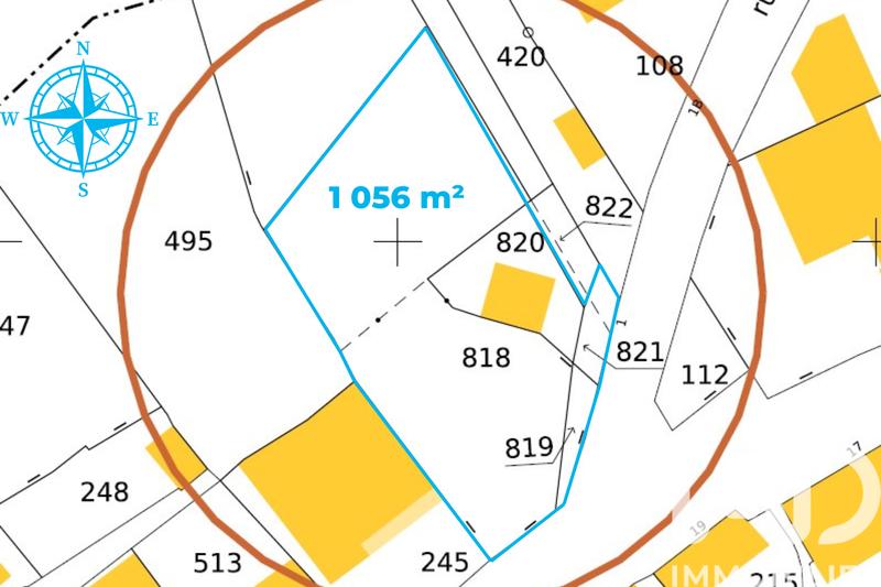 Terrain - 1 056 m²