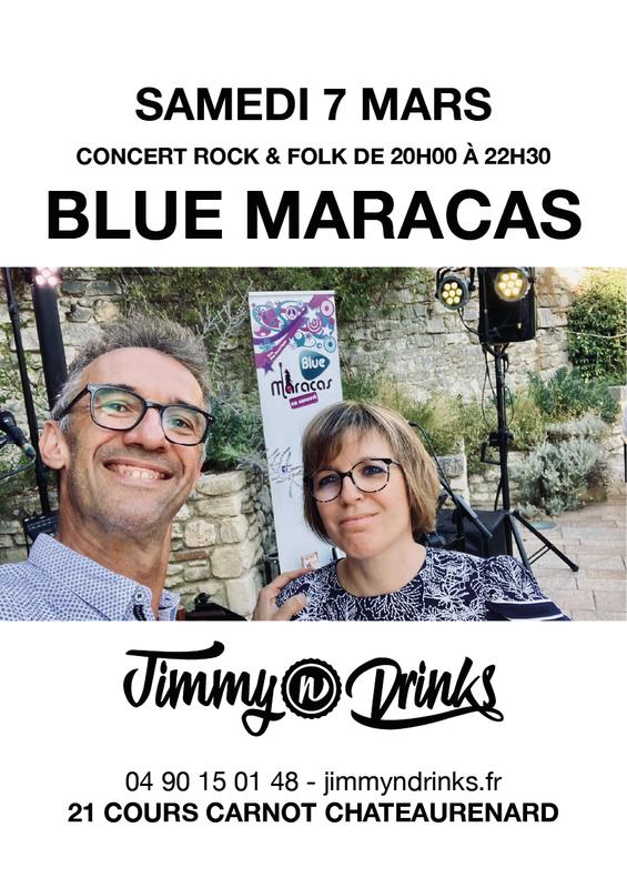 Concert "Blue Maracas" chez Jimmy n Drinks