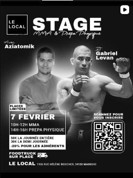 Stage Mma et Préparation physique avec Aziatomik et Gabriel Levan