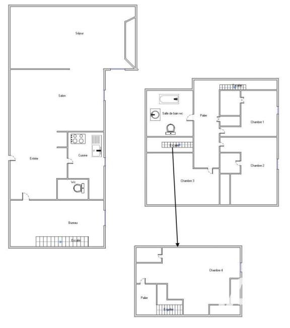 Appartement - 100 m² - 6 pièces