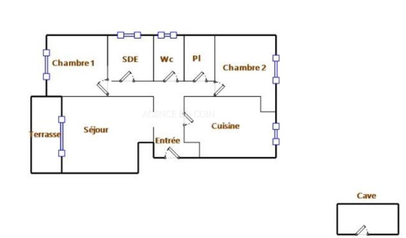 Appartement - 60 m² - 3 pièces