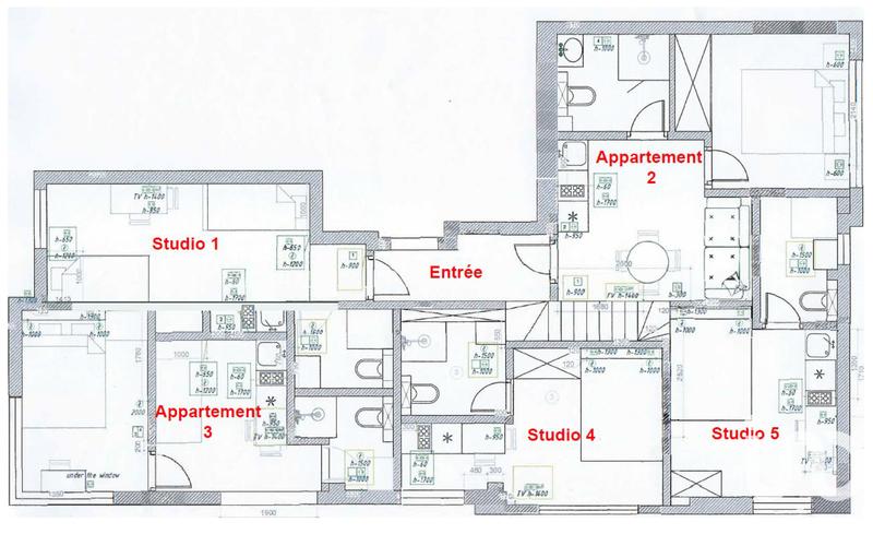 Appartement - 123 m² - 11 pièces