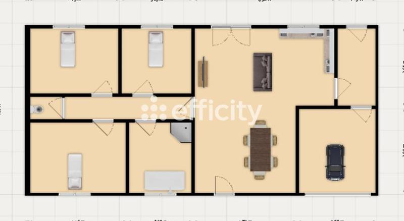 Maison - 85 m² - 4 pièces