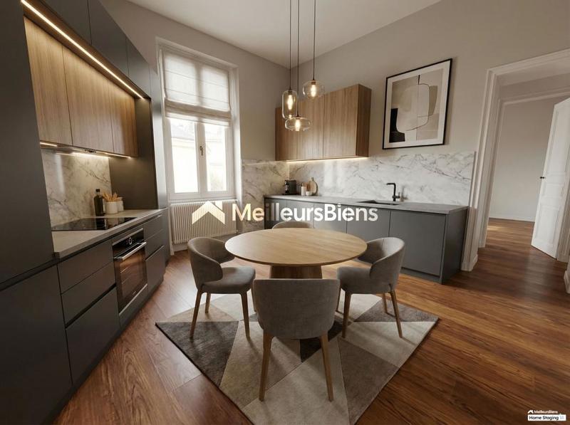 Appartement ancien - 70 m² - 3 pièces