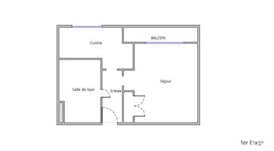 Studio - 33 m² - 1 pièce