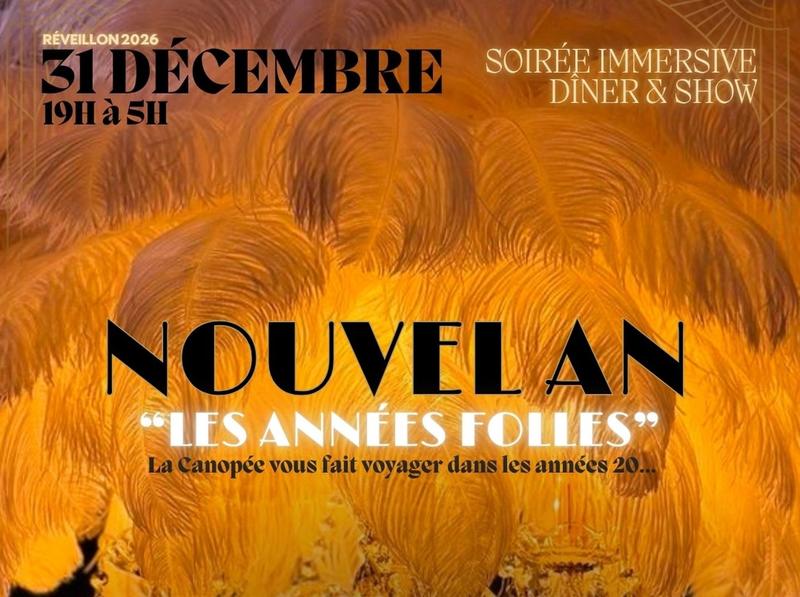 Nouvel an &quot;les années folles&quot;, à la Canopée