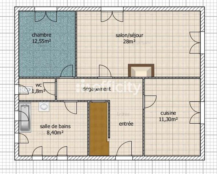 Maison - 115 m² - 5 pièces
