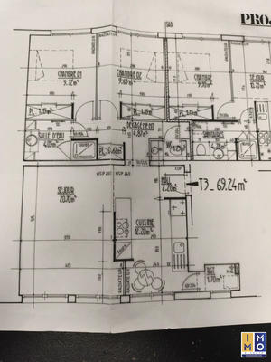 Appartement - 69 m² - 3 pièces