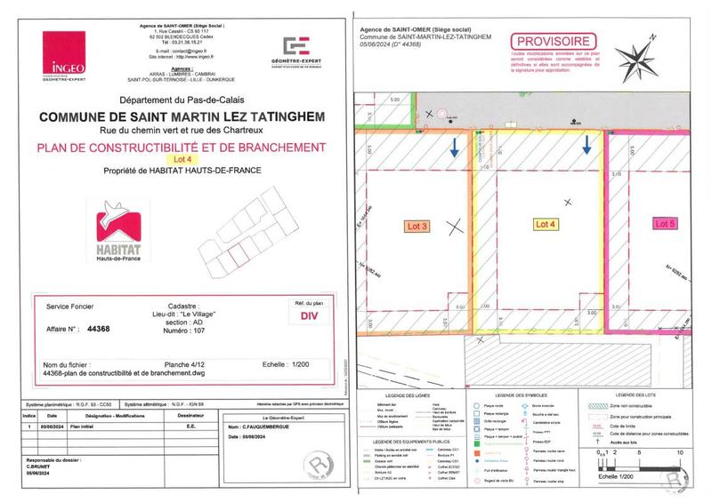 Terrain constructible - 402 m²