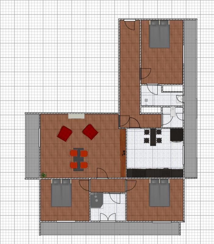 Appartement - 98 m² - 3 pièces