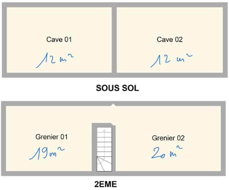 Maison - 65 m² - 3 pièces