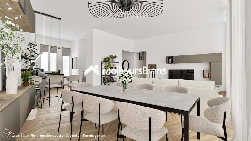 Appartement ancien - 100 m² - 4 pièces