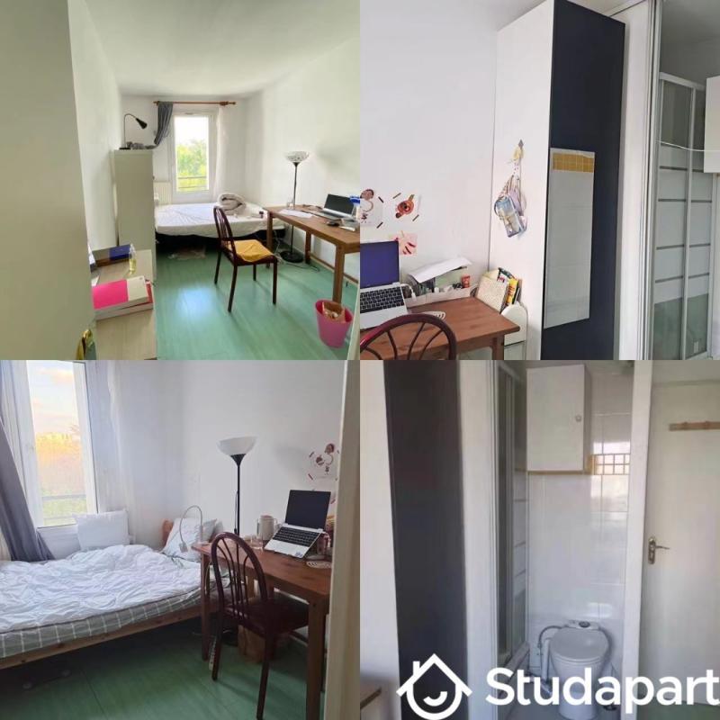 Chambre - 14 m² - 1 pièce