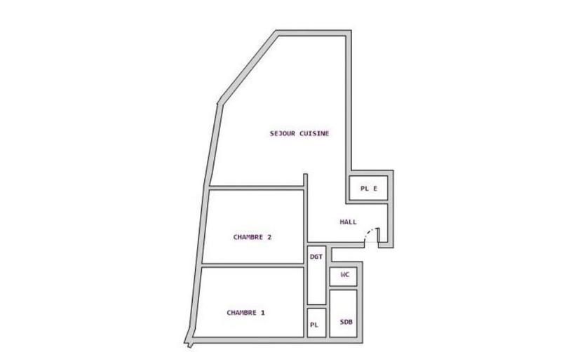 Appartement - 74 m² - 3 pièces