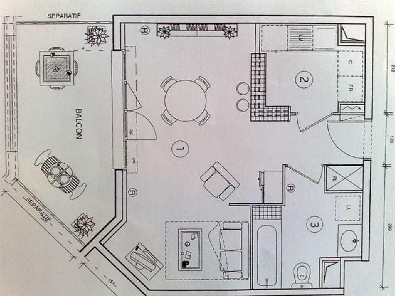 Appartement - 34 m² - 1 pièce