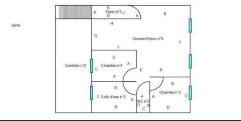 Appartement - 67 m² - 3 pièces