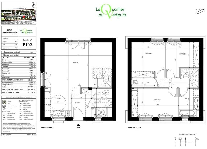 Maison - 89 m² - 4 pièces