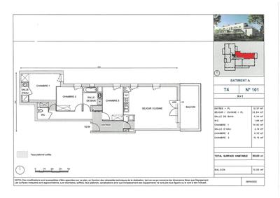 Appartement - 88 m² - 4 pièces
