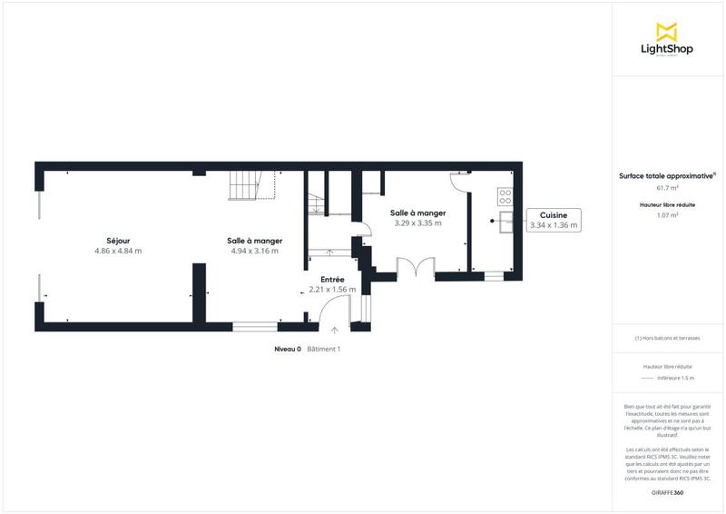 Maison - 96 m² - 5 pièces