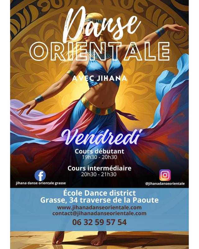 Cours collectifs Danse Orientale Grasse (La Paoute)