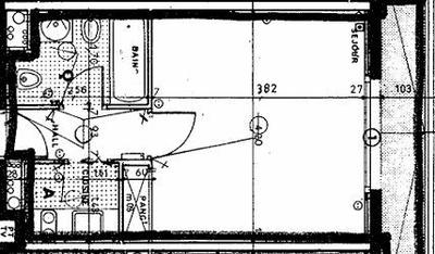 Appartement - 25 m² - 1 pièce