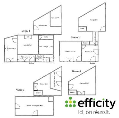 Maison - 140 m² - 7 pièces