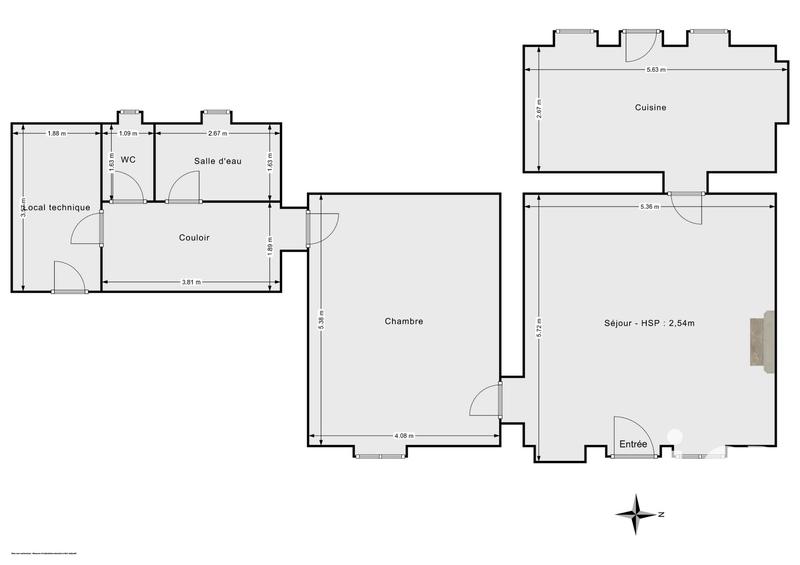Maison - 80 m² - 3 pièces