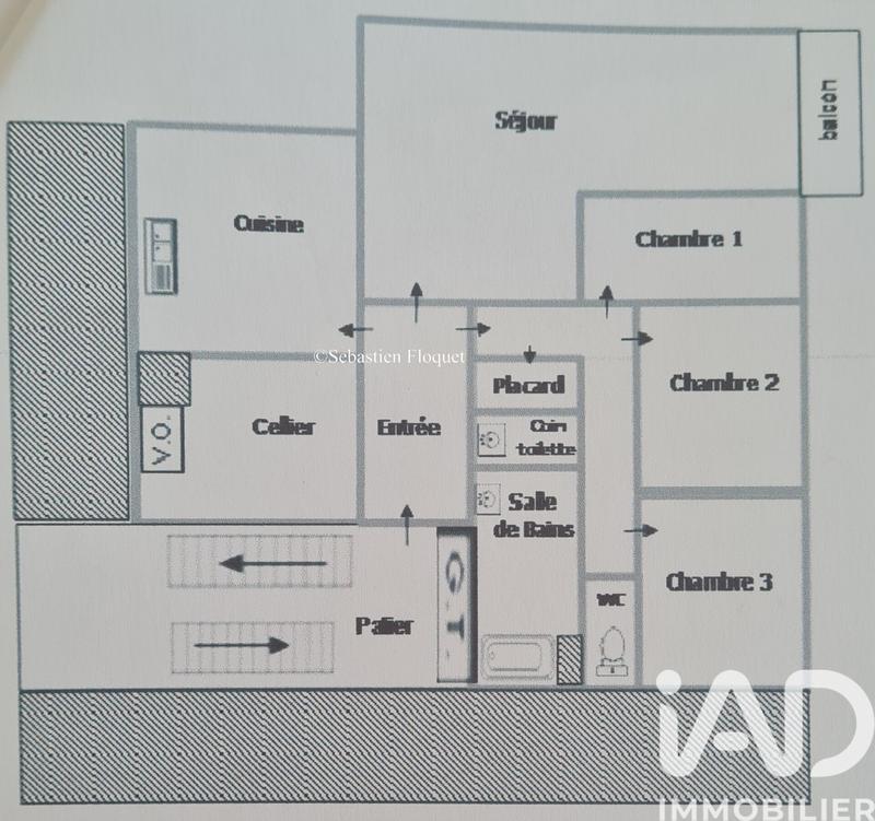 Appartement - 90 m² - 5 pièces