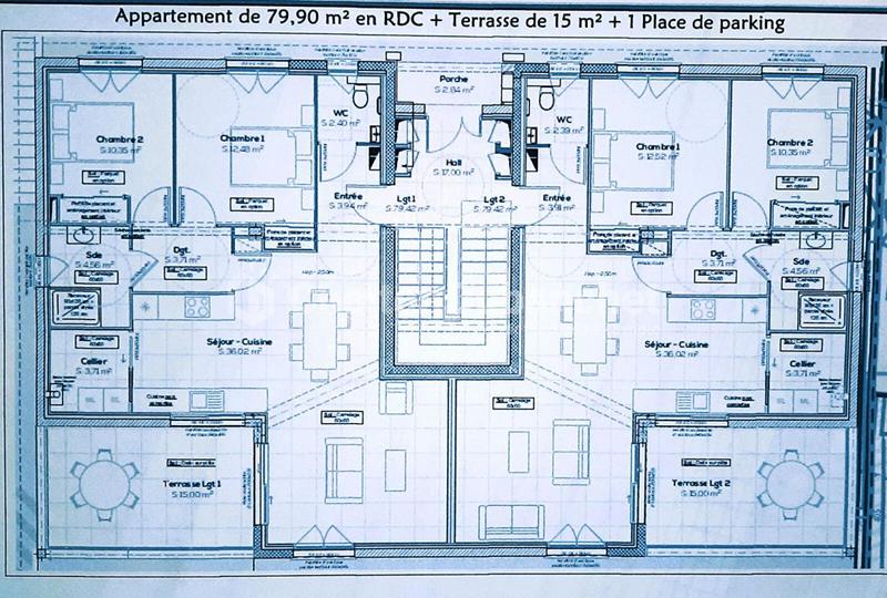 Appartement - 79 m² - 3 pièces