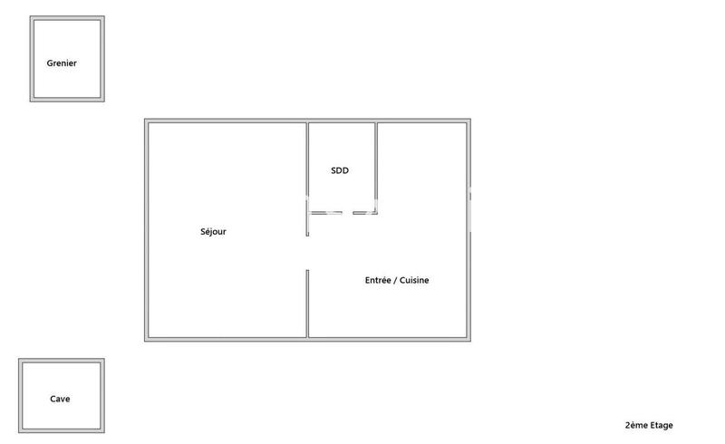 Appartement - 34 m² - 2 pièces