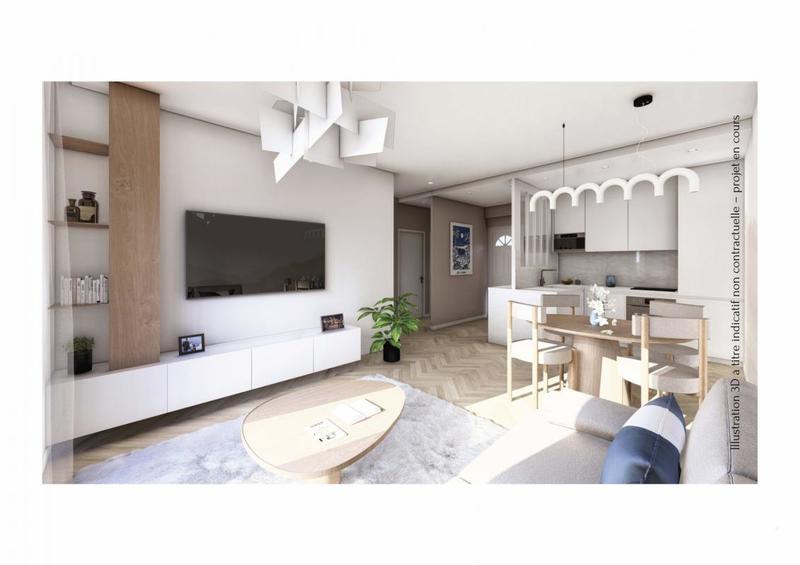 Appartement - 43 m² - 2 pièces