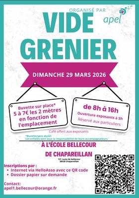 Vide grenier Apel Bellecour