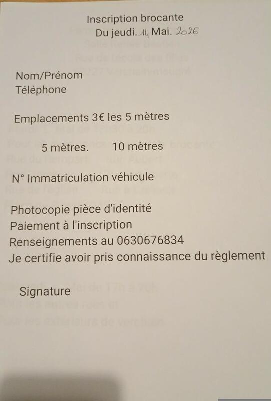 Brocante de l'ascension