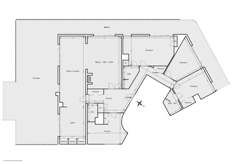 Appartement - 140 m² - 4 pièces