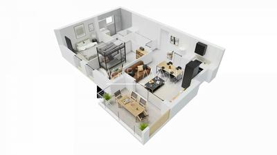 Appartement - 57 m² - 3 pièces