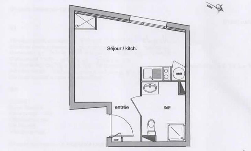 Studio - 20 m² - 1 pièce