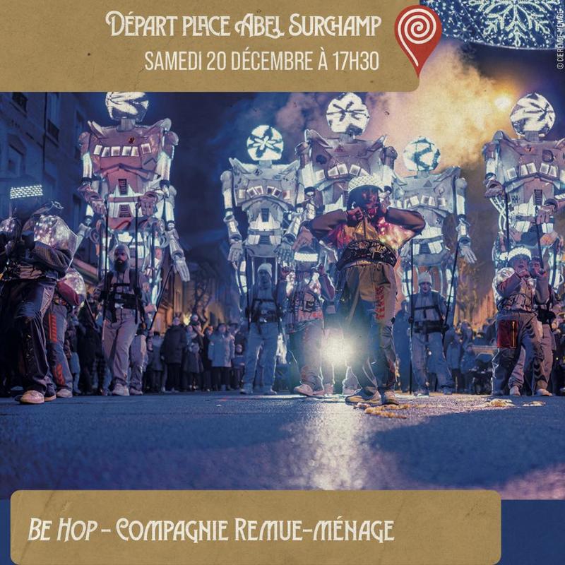 Déambulation &quot;Be Hop&quot; - Cie Remue-Ménage