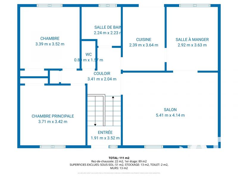Maison - 90 m² - 4 pièces