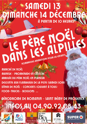 Le père Noël dans les Alpilles