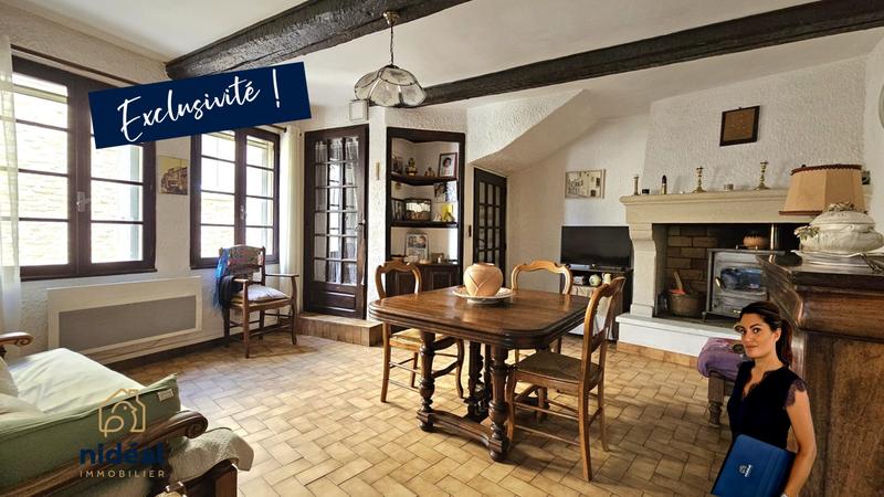 Maison ancienne - 70 m² - 3 pièces