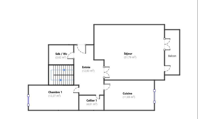 Appartement - 142 m² - 5 pièces