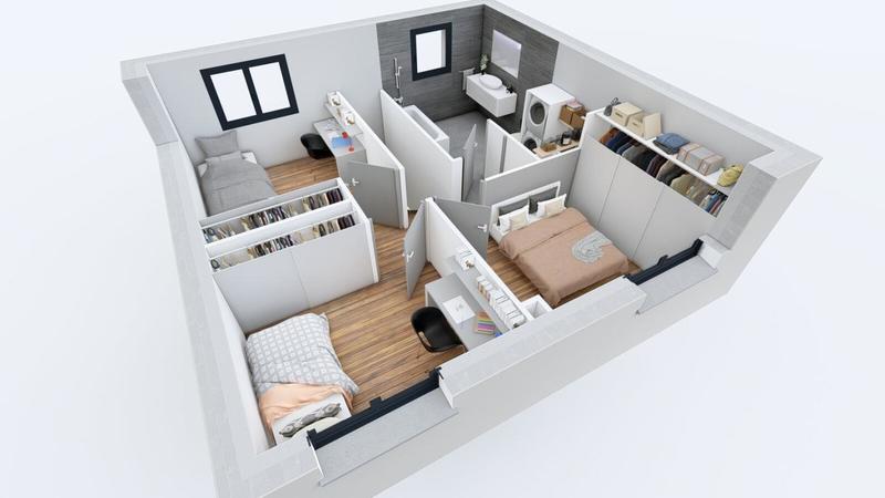 Maison - 84 m² - 5 pièces