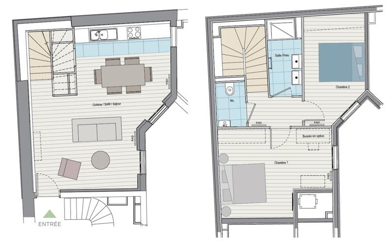 Appartement - 70 m² - 3 pièces